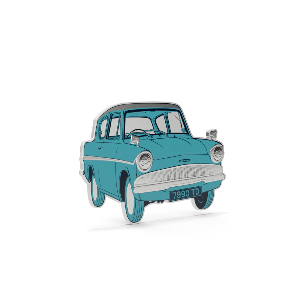 HARRY POTTER™ Ford Anglia Silver Coin