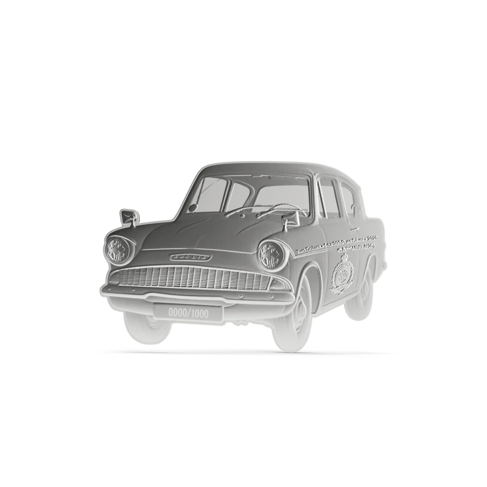 HARRY POTTER™ Ford Anglia Silver Coin