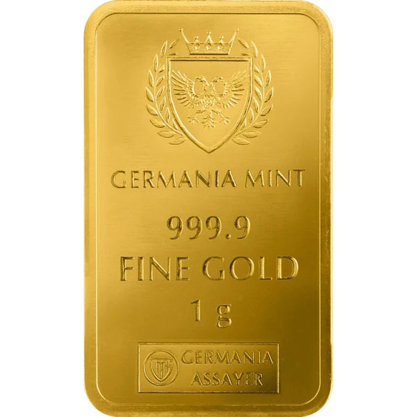 2026 Germania Mint ANA 1g .9999 Fine Gold Bullion Minted Bar Limited Mintage 2500