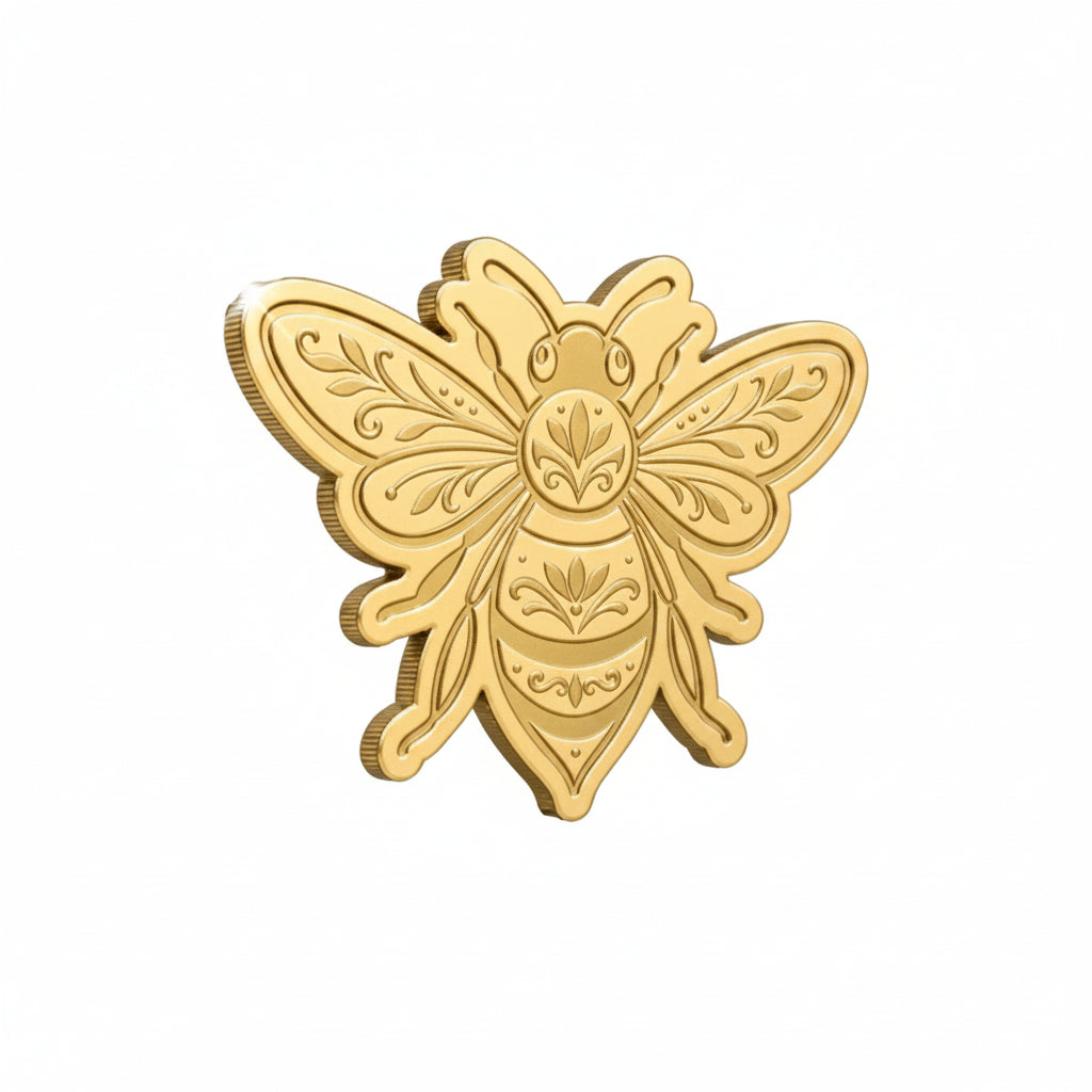 2026 Solomon Islands Honey Bee Shaped 1/1000 oz Gold Coin