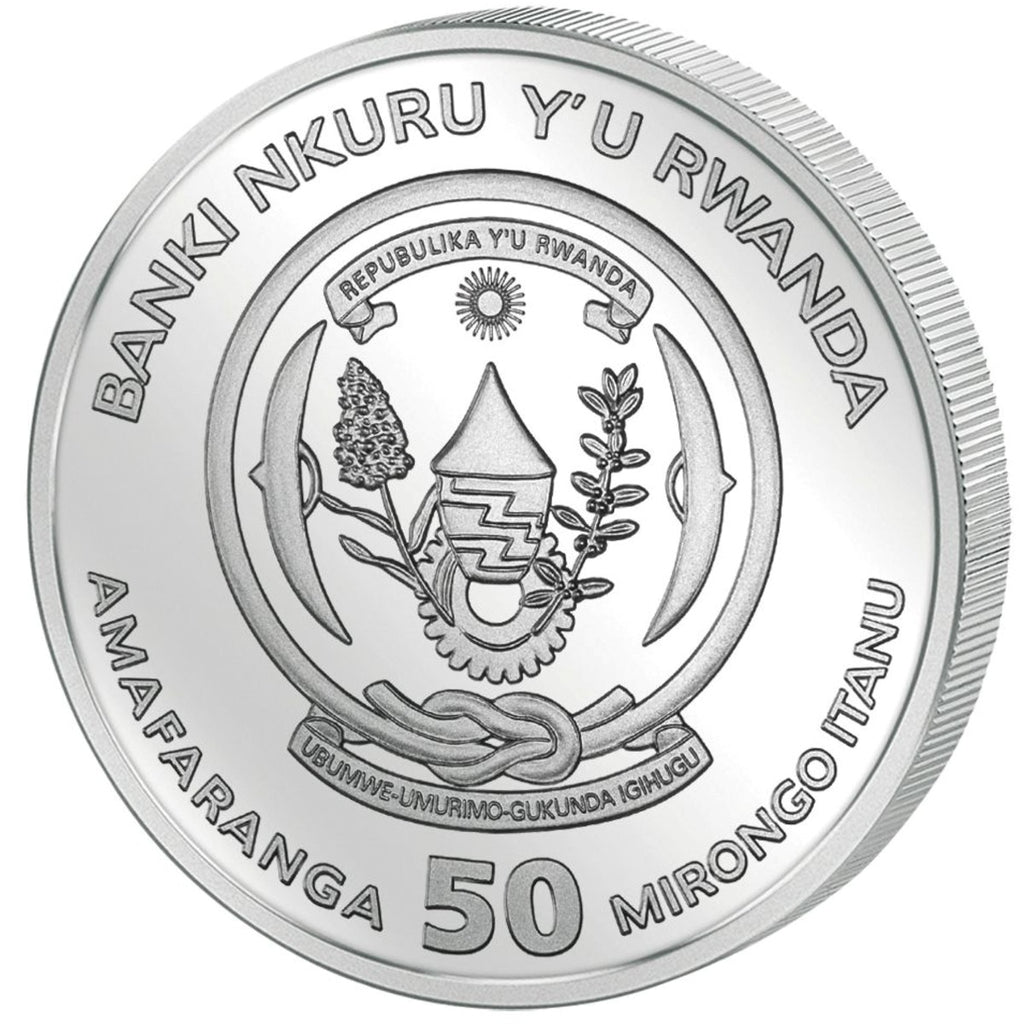 2026 Rwanda 50 Francs – Contemporary Zodiac Legacy: Year of the Horse 1oz Silver Reverse Proof