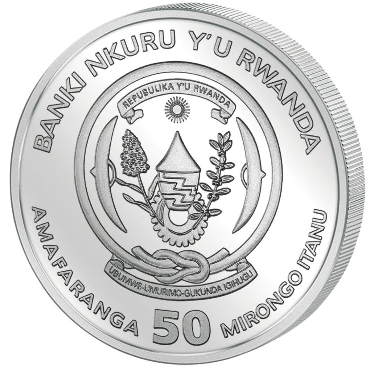 2026 Rwanda 50 Francs – Contemporary Zodiac Legacy: Year of the Horse 1oz Silver Reverse Proof