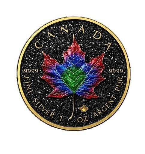 2026 Canada Maple Leaf Imperial Spectrum Edition 1oz Silver Coin