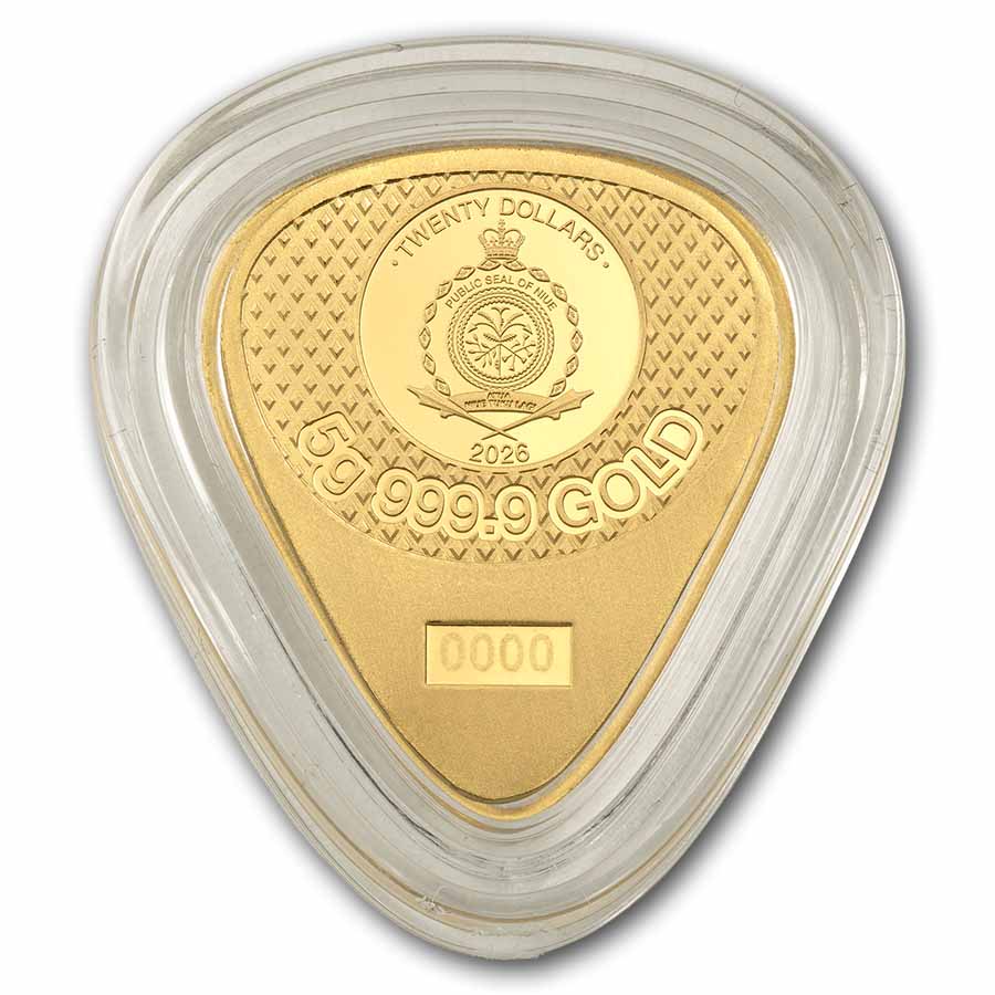 2026 PAMP Fender® Telecaster® 75th Anniversary Guitar Pick 5g Gold