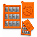 CollectaCoin Australia – 12 × 1g Germania Mint Silver Bars with Orange Custom Wallet