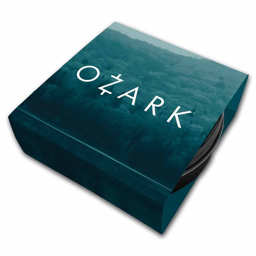 Ozark Dice Set – 2oz Silver with Presentation Box & Certificate of Authenticity (COA)