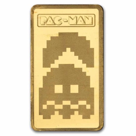 1 Gram PAMP Suisse PAC-MAN™ Gold Bar 45th Ann. (in TEP)