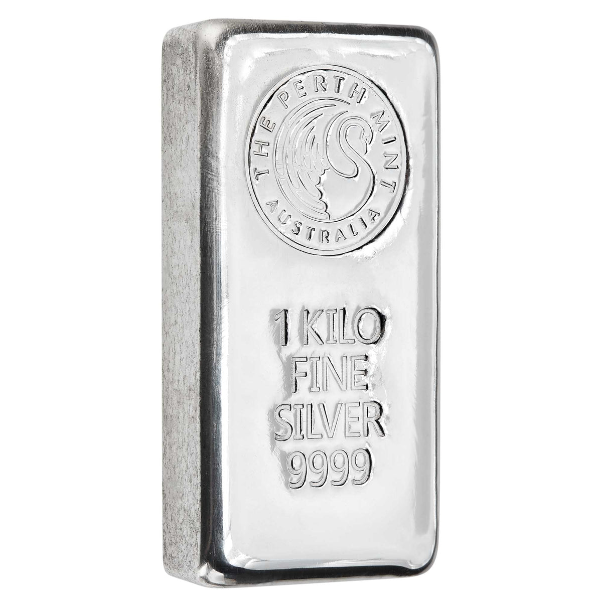 Perth Mint Silver Cast Bar 999.9 – 1 kg Pure Silver Bullion