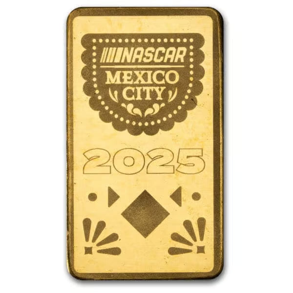 NASCAR International Cup: Mexico City 1g Gold Bar