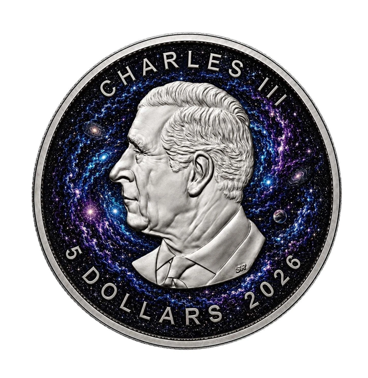 Cosmic Reaper – 2026 Canada $5 Maple Leaf 1oz .9999 Silver Coin