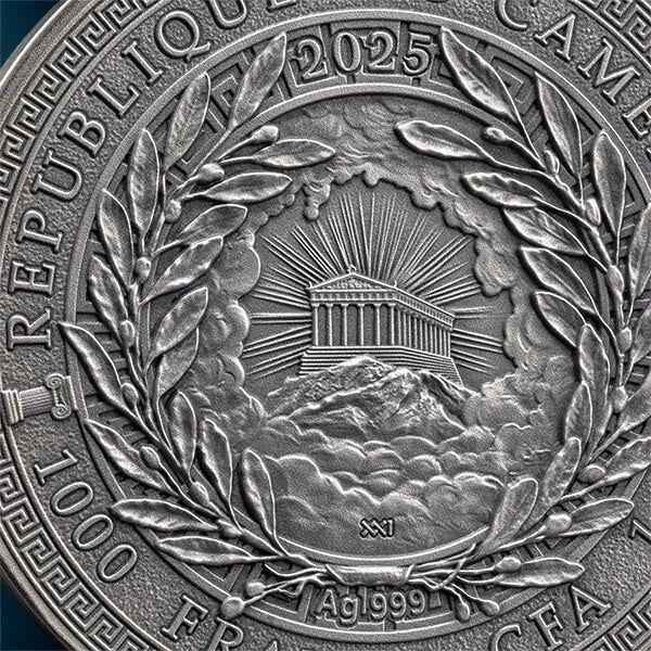 2025 Cameroon Moirai – The Great Greek Mythology 1oz Antiqued Silver Coin