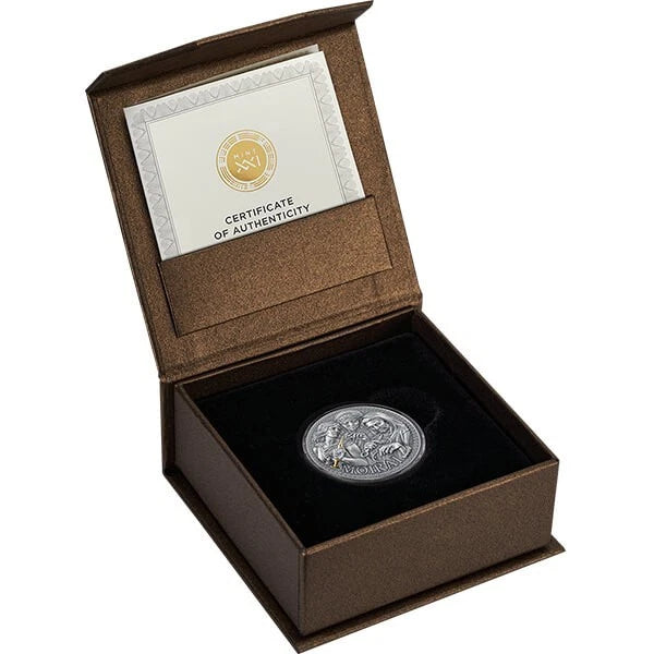 2025 Cameroon Moirai – The Great Greek Mythology 1oz Antiqued Silver Coin