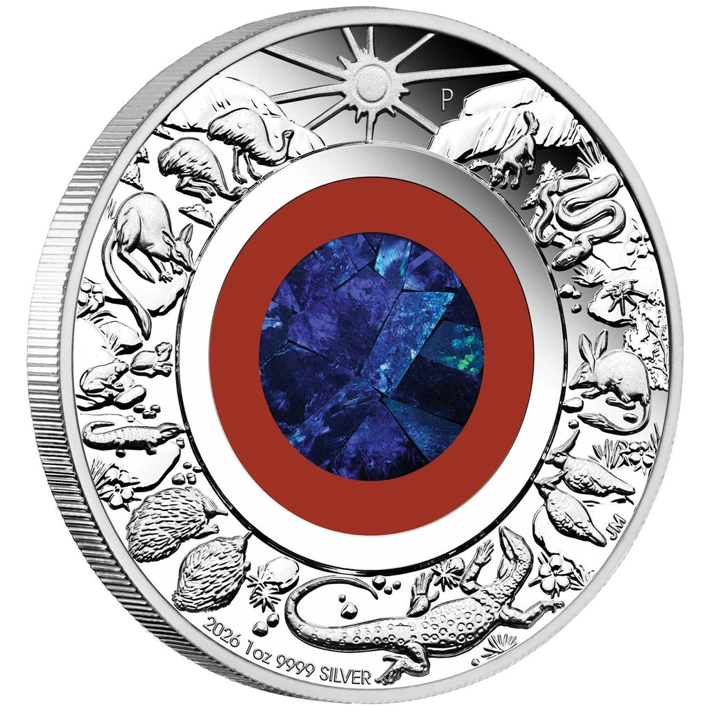 Wonders of Australia – The Outback 2026 1 oz Silver Proof Opal Coin