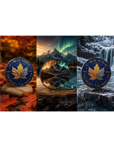 Three Metals One Nation – 2026 Canada $5 Maple Leaf 1oz Silver Coin | Limited Mintage 499